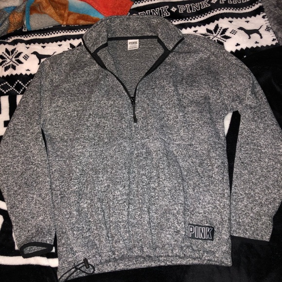 Women’s Victoria Secret PINK Quarter zip sweater - Picture 2 of 4